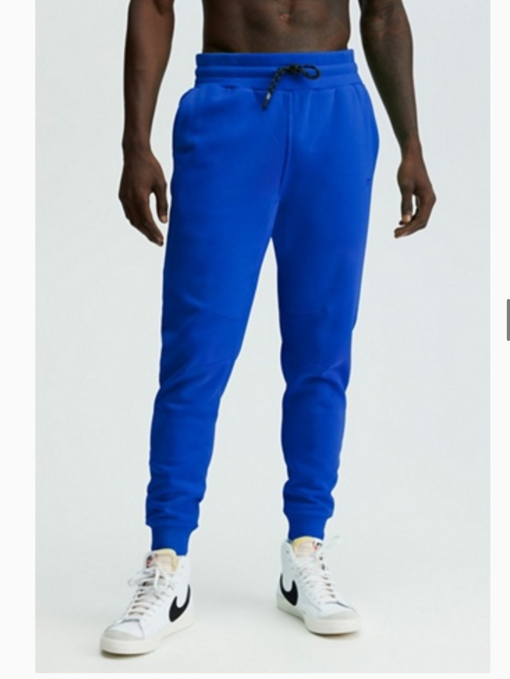 Fabletics Men's Cobalt Blue Jogger Sweatpants